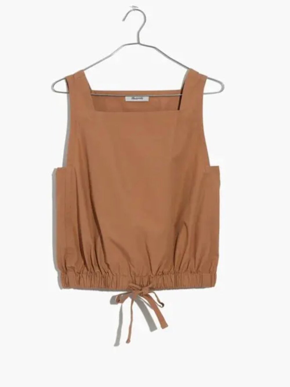 Madewell Square Neck Crop Top - Faded Earth